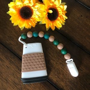 Coffee teether! Lillyjean Co. has a brand new line of teethers!